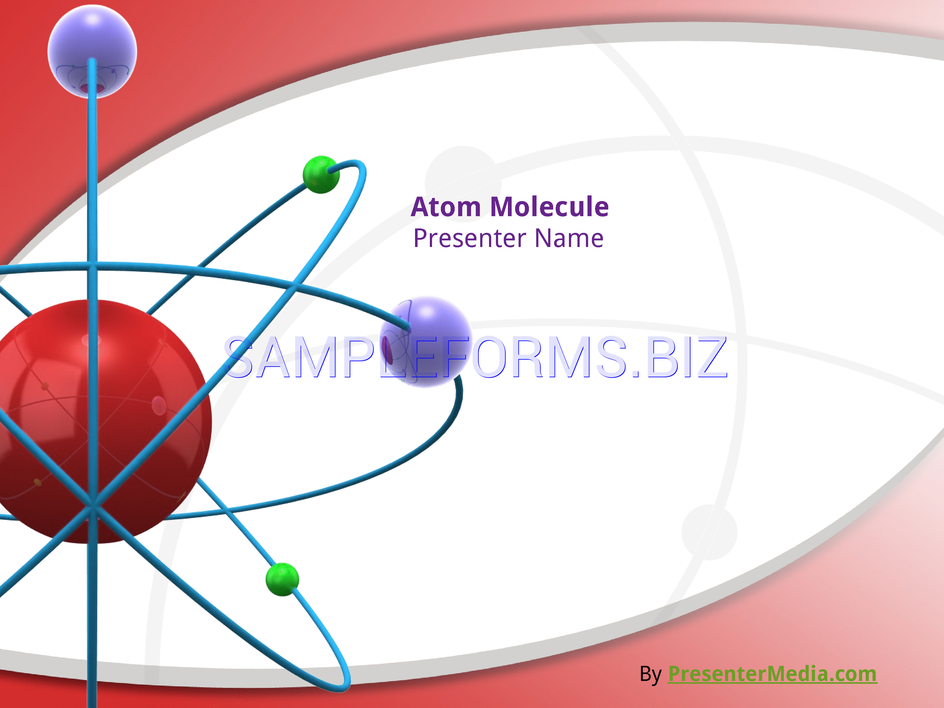 Preview free downloadable Atom Molecule Presentation in PDF (page 1)